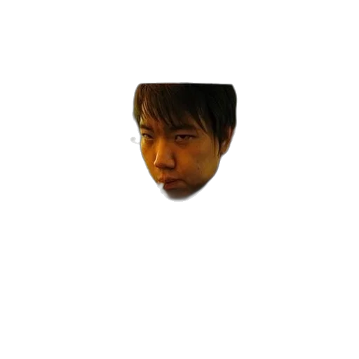 face, mask, hair, creature transparent PNG cut-out