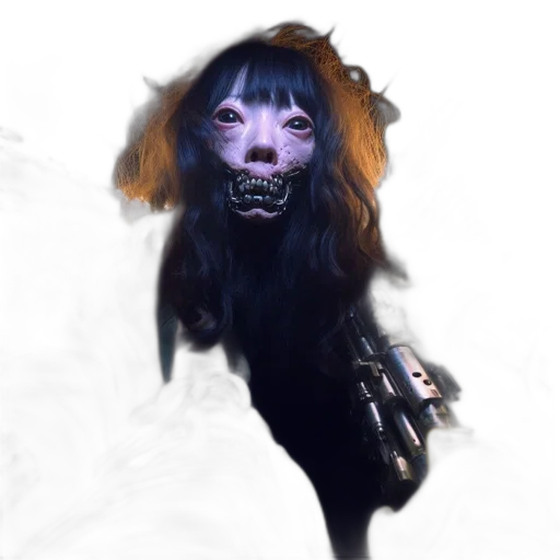 creature, animal, mask, staff transparent PNG cut-out
