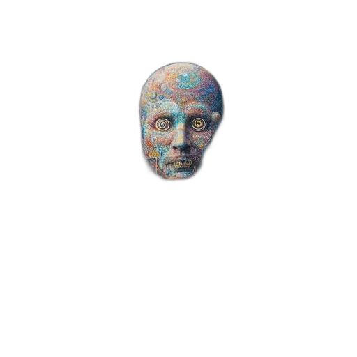 mask, face, jewelry, creature transparent PNG cut-out