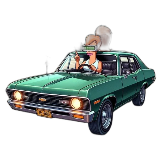 car, weapon, food, hat transparent PNG cut-out