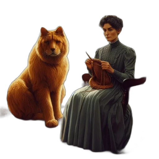 staff, animal, concept art, photorealistic transparent PNG cut-out