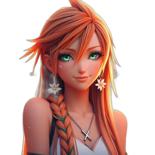 jewelry, staff, fantasy art, 3d render transparent PNG cut-out