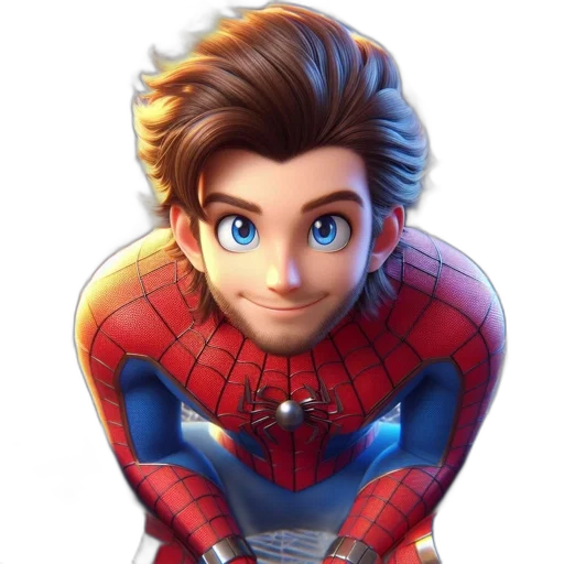 face, comic book art, concept art, 3d render transparent PNG cut-out