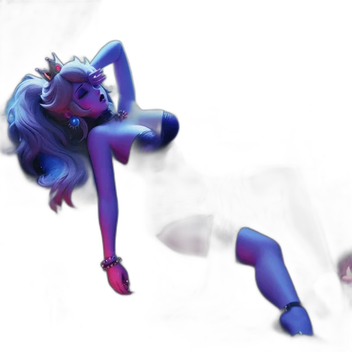 creature, concept art, fantasy art, vaporwave transparent PNG cut-out