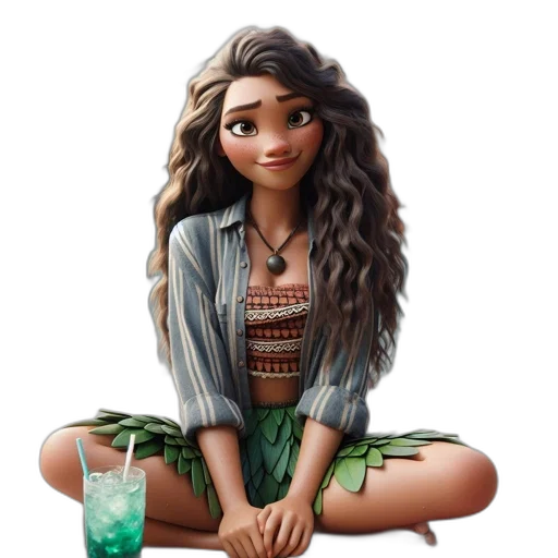 hair, concept art, fantasy art, cartoon transparent PNG cut-out