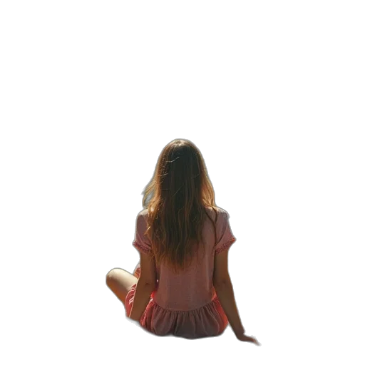dress, hair, mask, face transparent PNG cut-out