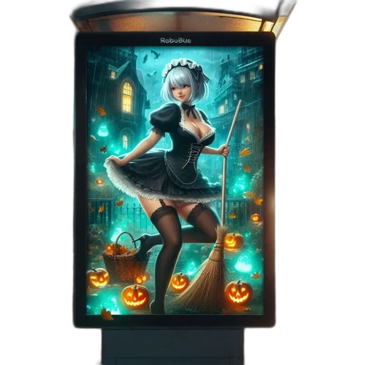 staff, dress, jewelry, robot transparent PNG cut-out