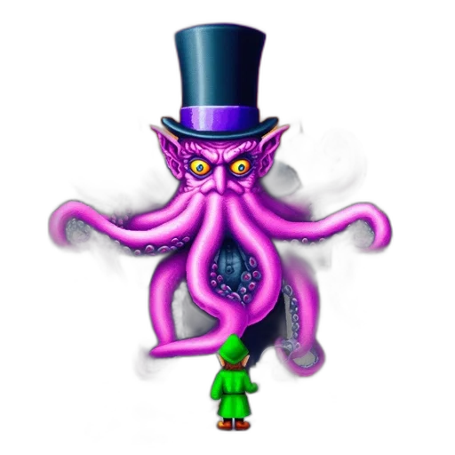 staff, creature, hat, crown transparent PNG cut-out