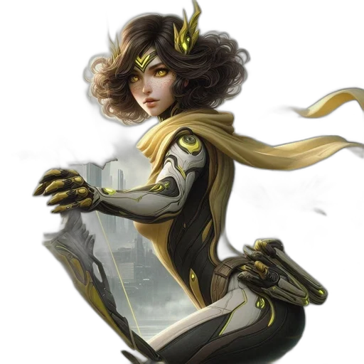 robot, concept art, fantasy art, comic book art transparent PNG cut-out