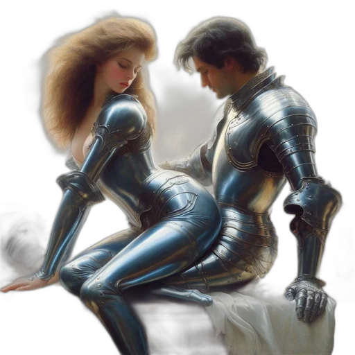 robot, concept art, comic book art, fantasy art transparent PNG cut-out