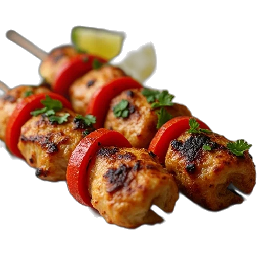 food, 3d render, photorealistic, chicken transparent PNG cut-out