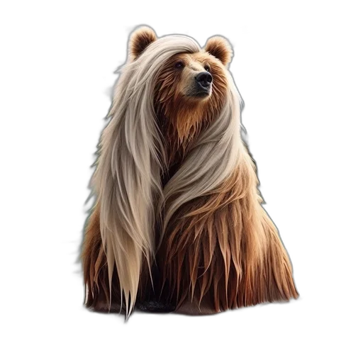 animal, hair, creature, photorealistic transparent PNG cut-out