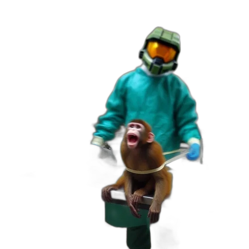 creature, staff, animal, jacket transparent PNG cut-out