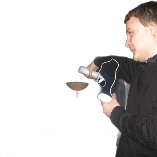 shoes, jacket, staff, weapon transparent PNG cut-out