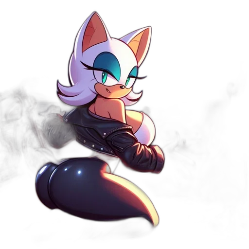 jacket, creature, weapon, staff transparent PNG cut-out