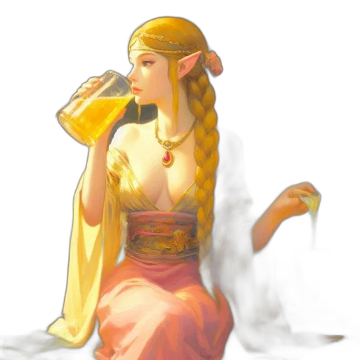 dress, dragon, fantasy art, concept art transparent PNG cut-out