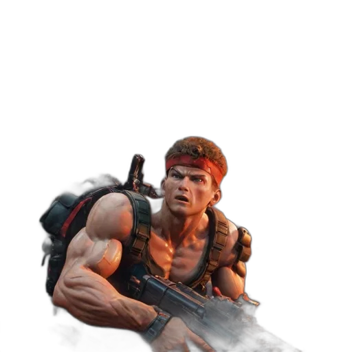 weapon, staff, face, creature transparent PNG cut-out