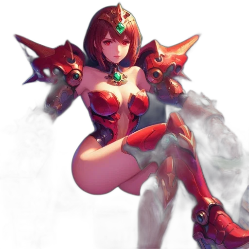dragon, weapon, staff, robot transparent PNG cut-out