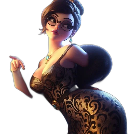 dress, staff, crown, hat transparent PNG cut-out