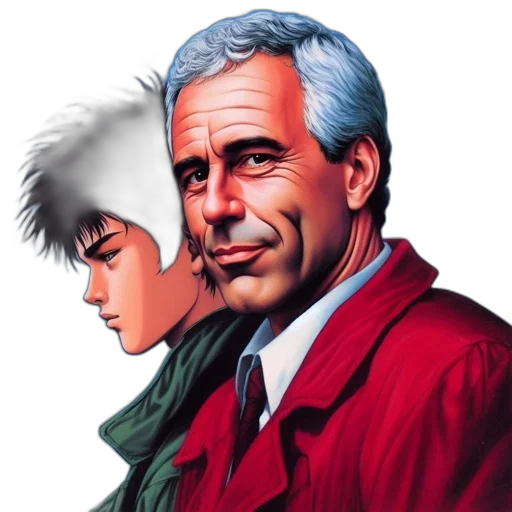 jacket, face, comic book art, photorealistic transparent PNG cut-out