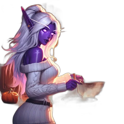 staff, mask, dragon, fantasy art transparent PNG cut-out