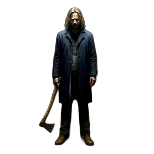 jacket, staff, weapon, sword transparent PNG cut-out