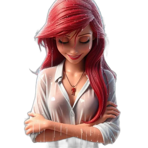 jewelry, dress, staff, 3d render transparent PNG cut-out