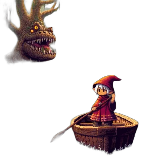 creature, mask, crown, hat transparent PNG cut-out