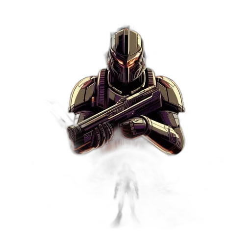 robot, weapon, mask, sword transparent PNG cut-out