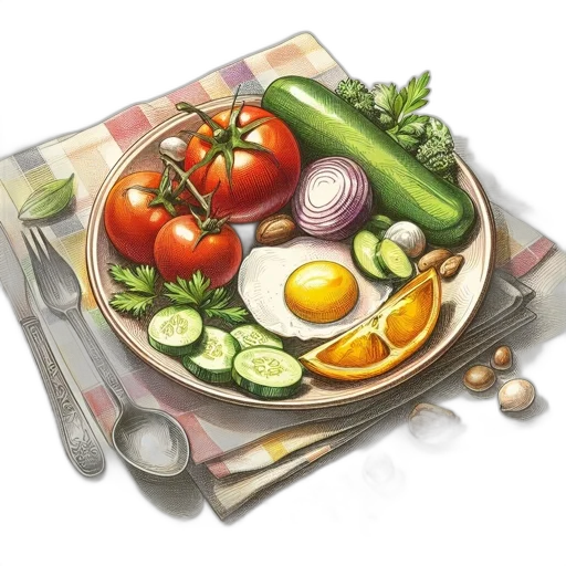 food, photorealistic, 3d render, oil painting transparent PNG cut-out