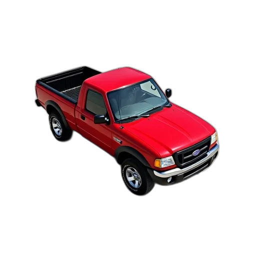 car, 3d render, photorealistic, red transparent PNG cut-out