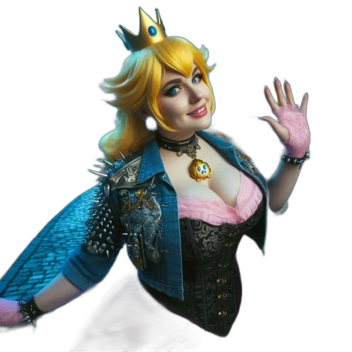 crown, staff, dress, concept art transparent PNG cut-out