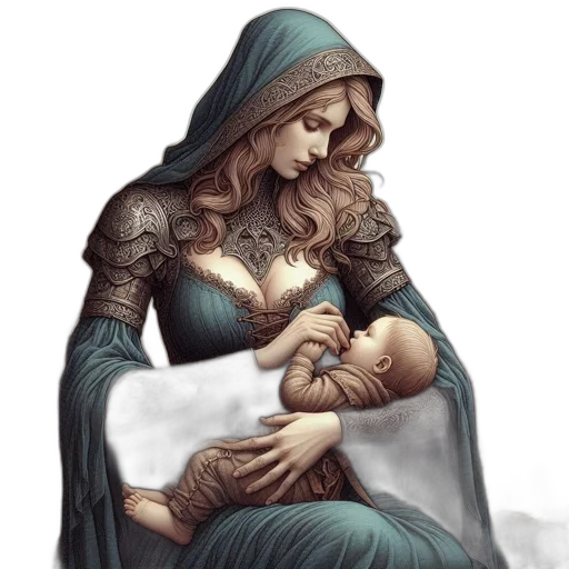 fantasy art, concept art, photorealistic, comic book art transparent PNG cut-out
