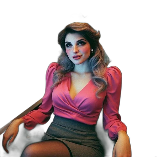 dress, staff, face, crown transparent PNG cut-out