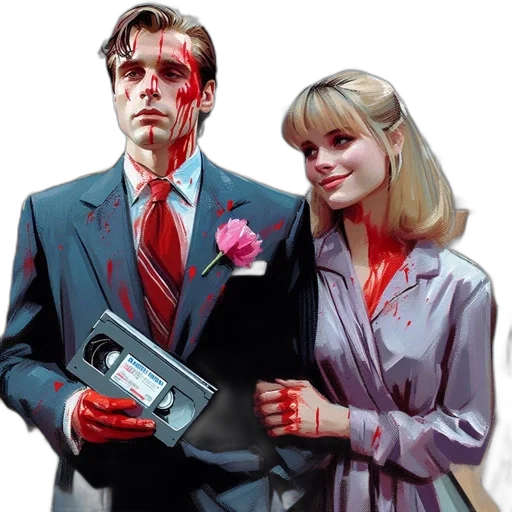 weapon, vaporwave, comic book art, concept art transparent PNG cut-out