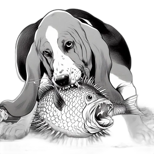animal, creature, photorealistic, pencil sketch transparent PNG cut-out