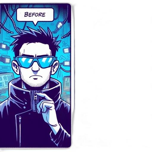 jacket, comic book art, cyberpunk, cartoon transparent PNG cut-out