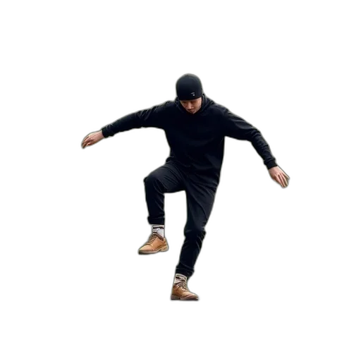 jacket, shoes, hat, creature transparent PNG cut-out