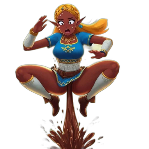 concept art, comic book art, fantasy art, 3d render transparent PNG cut-out