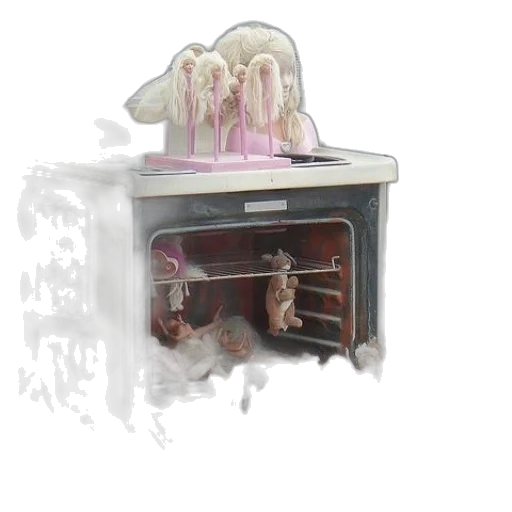 furniture, hair, 3d render, concept art transparent PNG cut-out