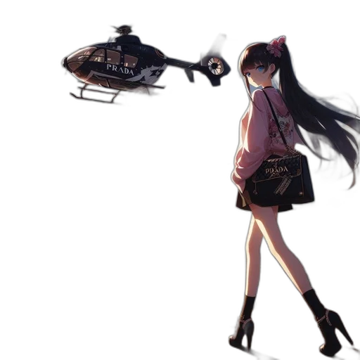 weapon, dress, robot, staff transparent PNG cut-out
