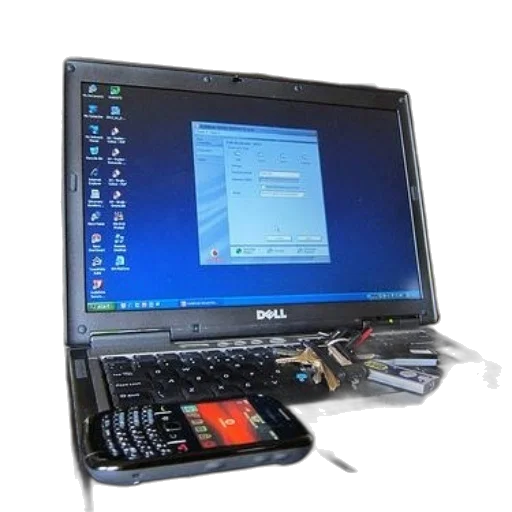 staff, 3d render, dell, laptop transparent PNG cut-out