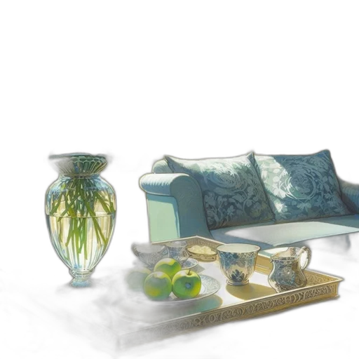 furniture, 3d render, photorealistic, concept art transparent PNG cut-out
