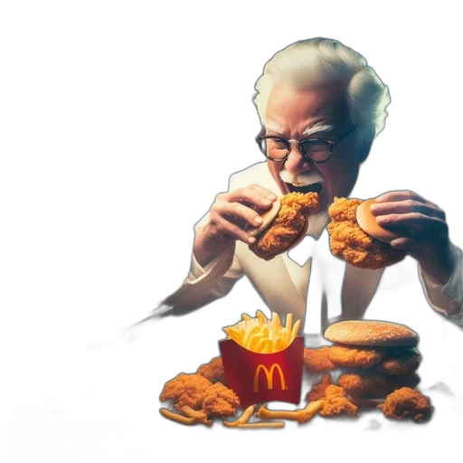 food, concept art, photorealistic, pixel art transparent PNG cut-out