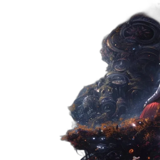 mask, face, dragon, creature transparent PNG cut-out