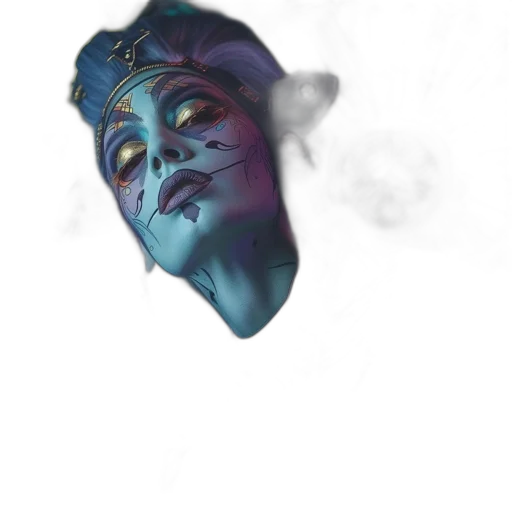 mask, face, crown, creature transparent PNG cut-out