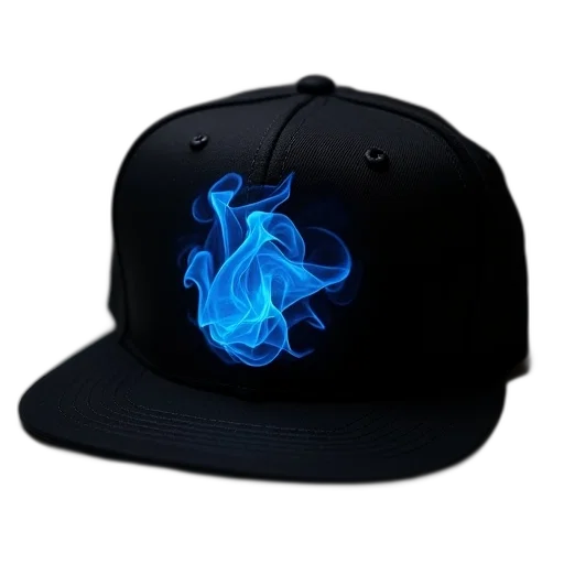 hat, dragon, 3d render, blue transparent PNG cut-out
