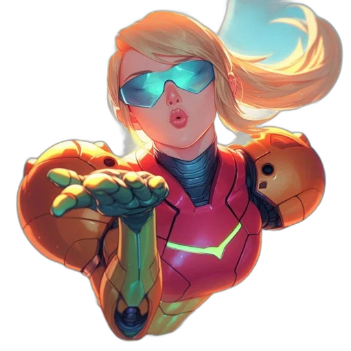 weapon, staff, face, jacket transparent PNG cut-out
