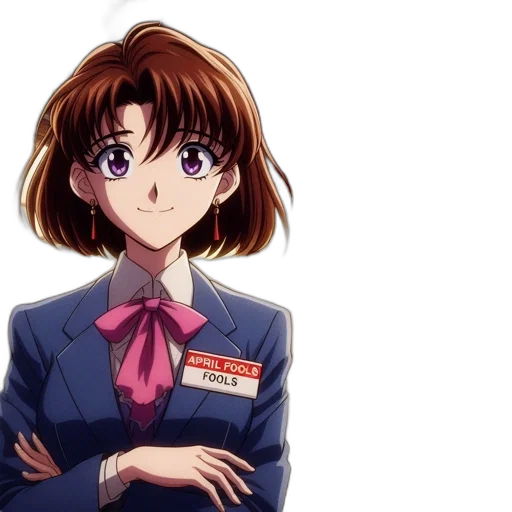 staff, jacket, anime, vaporwave transparent PNG cut-out
