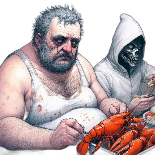 food, concept art, comic book art, photorealistic transparent PNG cut-out